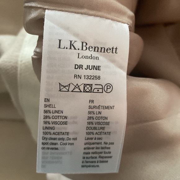 L.K. Bennett NWT linen/cotton dress - Picture 10 of 10